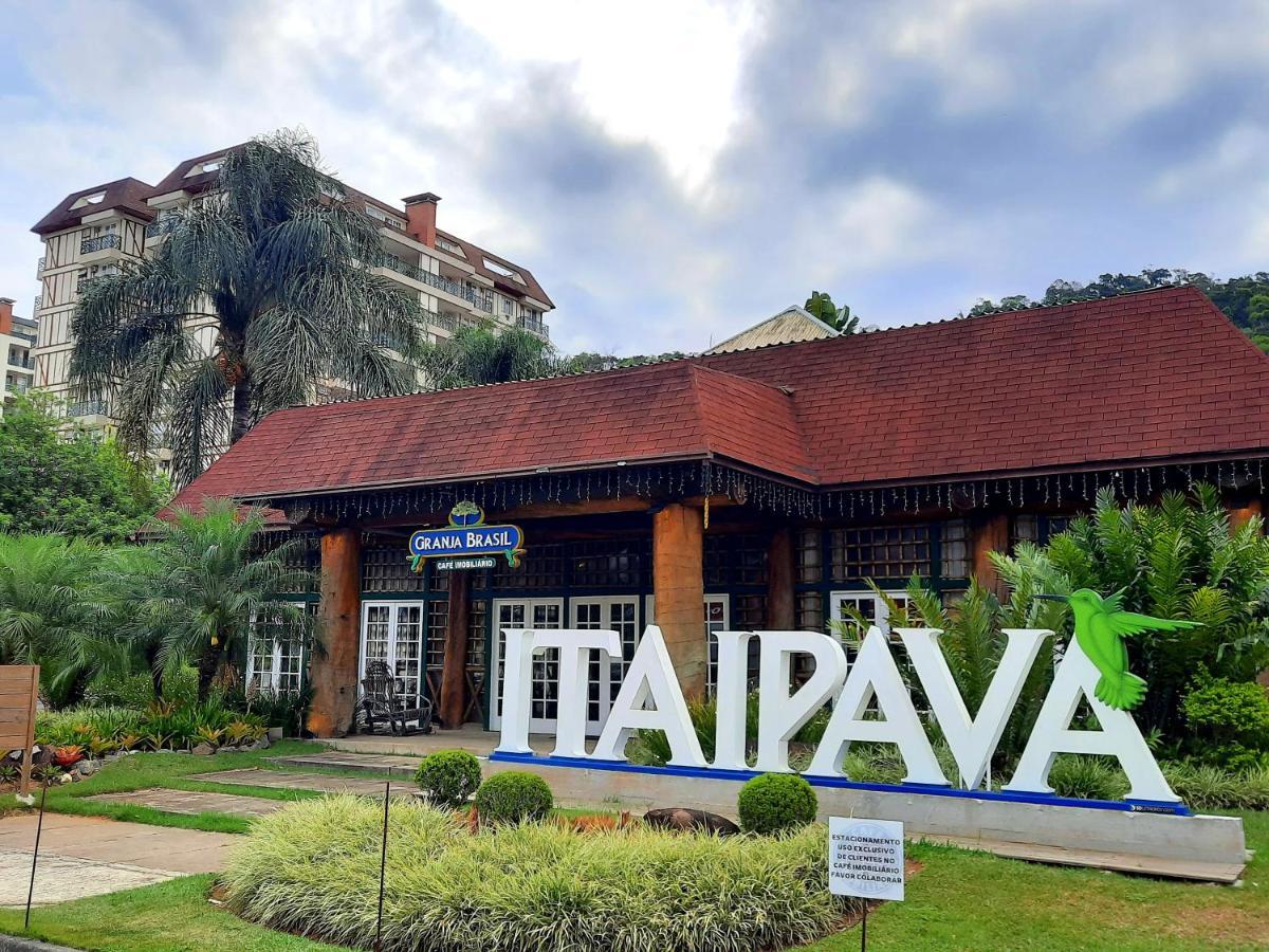 Estudio Itaipava - Granja Brasil - Flat Luxo 419 - Com Piscina Petrópolis Eksteriør bilde