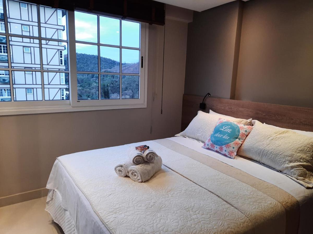 Estudio Itaipava - Granja Brasil - Flat Luxo 419 - Com Piscina Petrópolis Eksteriør bilde