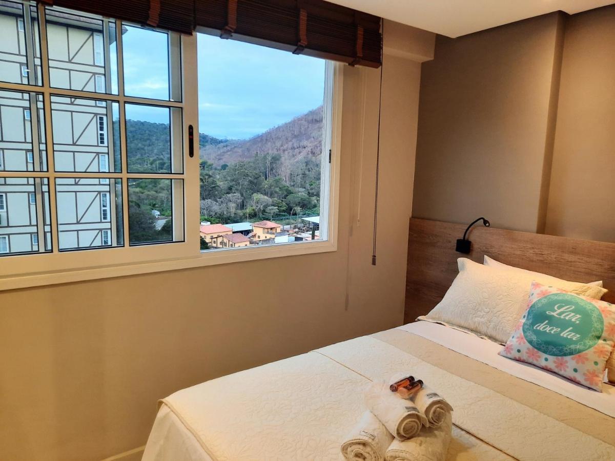 Estudio Itaipava - Granja Brasil - Flat Luxo 419 - Com Piscina Petrópolis Eksteriør bilde