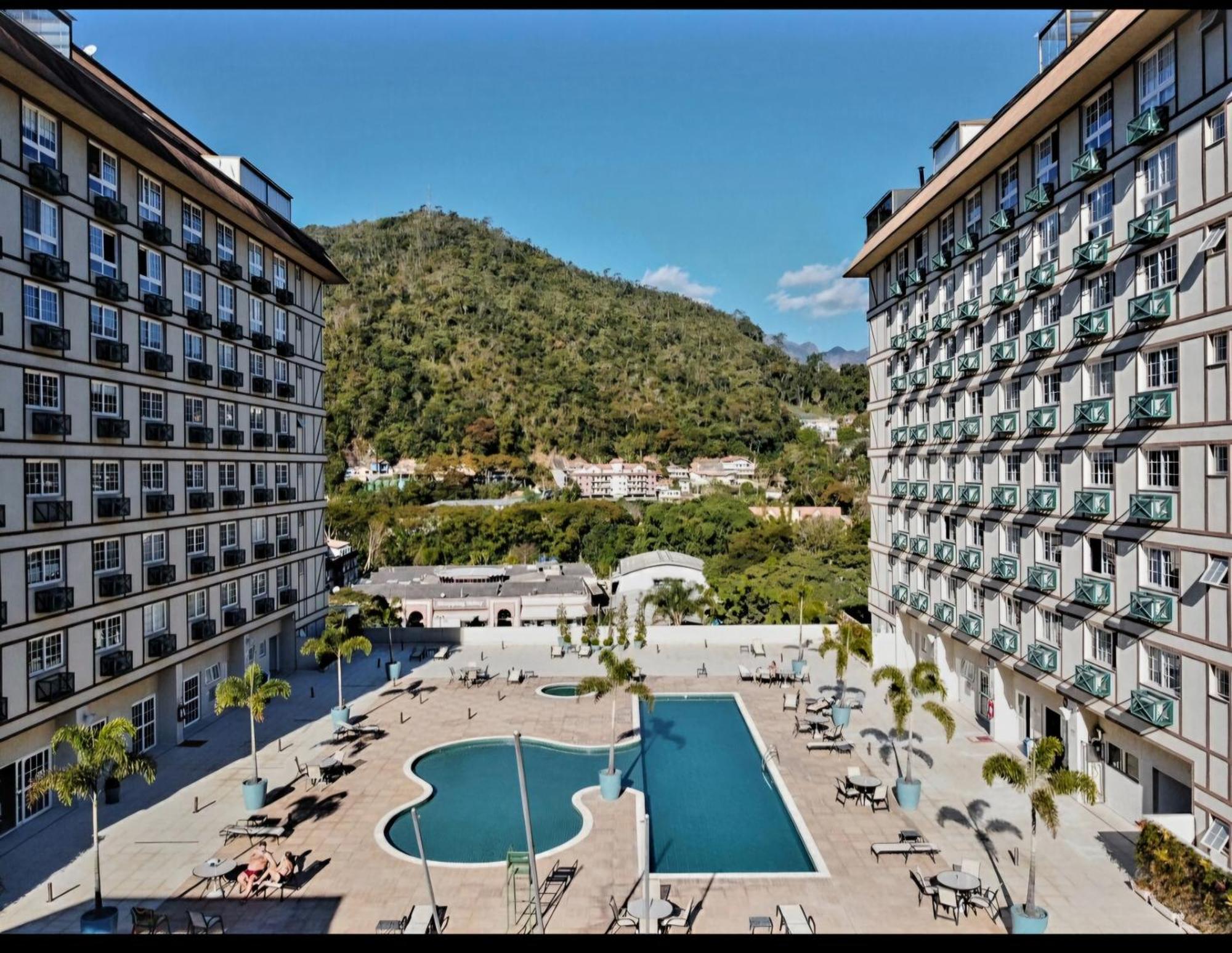 Estudio Itaipava - Granja Brasil - Flat Luxo 419 - Com Piscina Petrópolis Eksteriør bilde